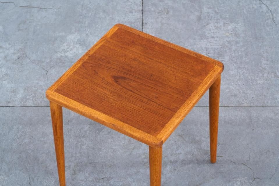 アメリカ軍放出品チークエンドテーブル アメリカ軍放出品チークエンドテーブル