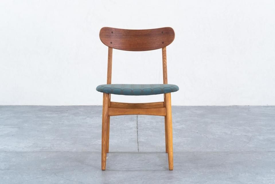 vintage 北欧　チークチェア　2脚セット ダイニングチェア2脚セット｜北欧ヴィンテージ｜チーク＋バーチ
