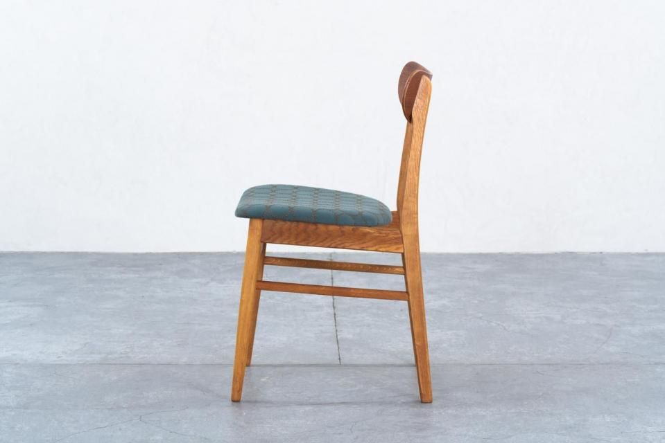 北欧家具　チーク材　ダイニングチェア 在庫セール ダイニングチェア2脚セット チーク材 無垢 椅子