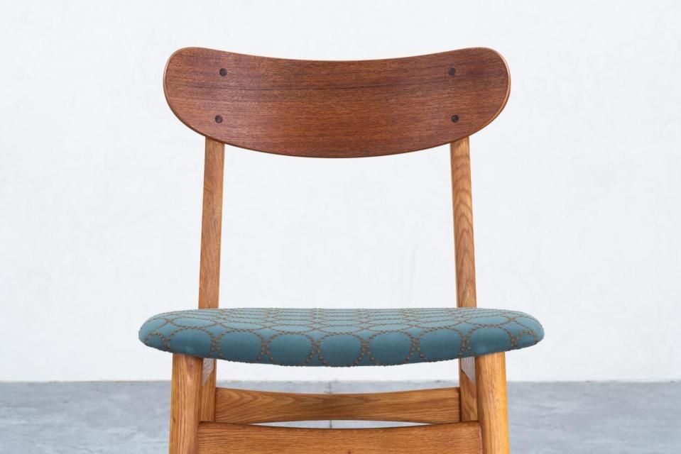 ダイニングチェア チーク オーク 2脚セット | 北欧家具 haluta