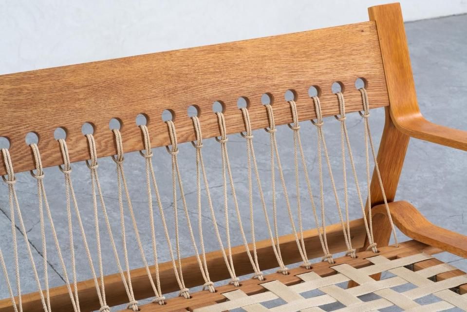 Hans J Wegner GE671 2シートソファ オーク | 北欧家具 haluta