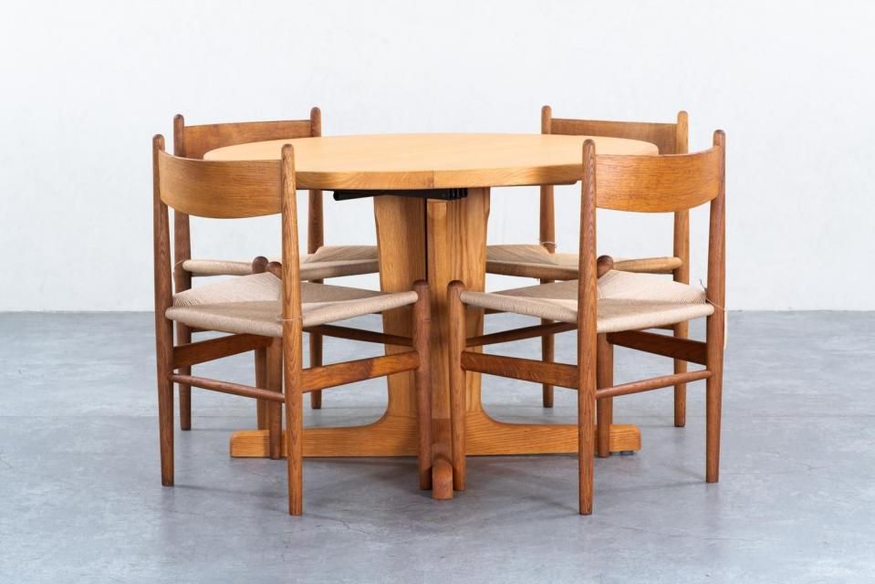 オーク ラウンドテーブル オーク材 ダイニングテーブル 丸型テーブル 国産 直径90cm 無垢