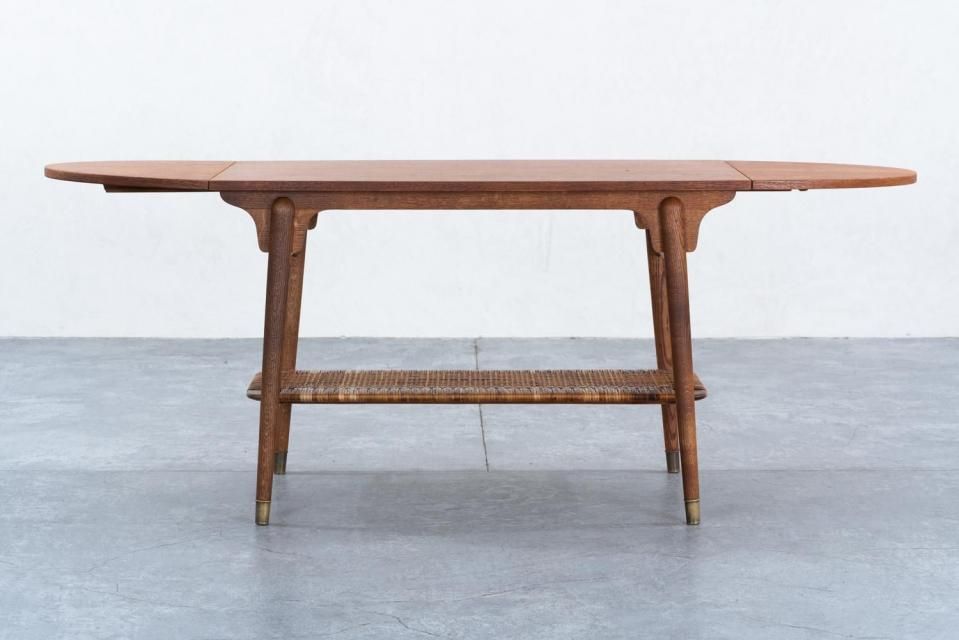 米軍放出品チークコーヒーテーブル バタフライコーヒーテーブル チーク オーク ラタン | 北欧家具 haluta