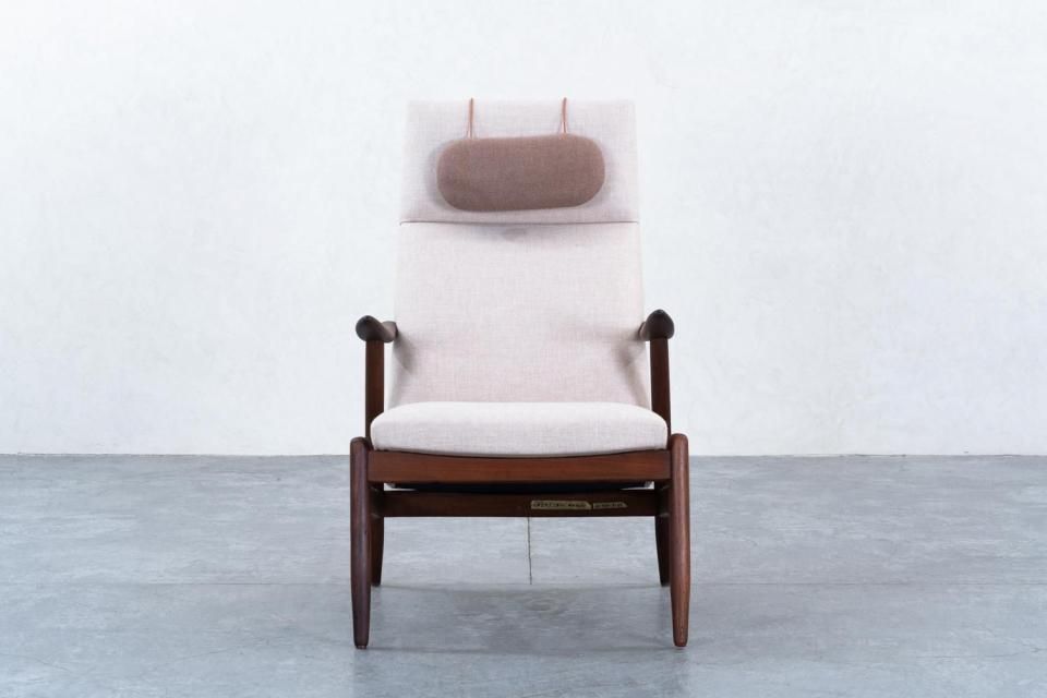 ハイバックイージーチェア チーク | 北欧家具 haluta(ハルタ)