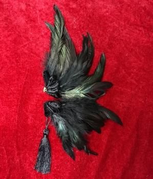 闇鴉の羽根飾り Gothic Holic ゴシックホリック ふくろうが店長のお店 闇鴉の羽根飾り Gothic Holic ゴシックホリック ふくろうが店長のお店