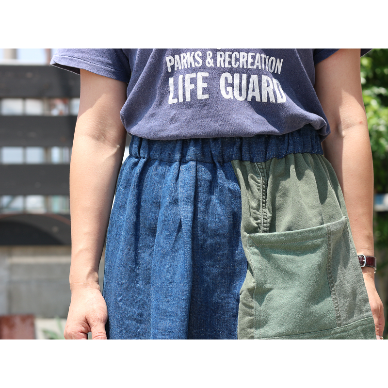 Vintage Remake U.S.ARMY Laundry Bag × Japan 麻デニム リメイク