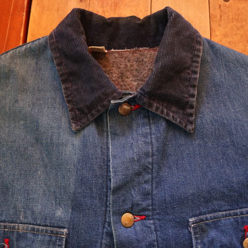 60's Unknown Vintage Railroad Jacket レイルロード カバーオール