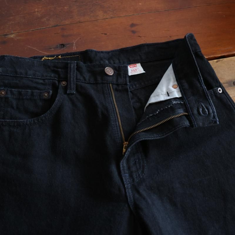 90's U.S.A. Levi's550 リーバイス ブラックデニムパンツ w31 90's U.S.A. Levi's550 リーバイス ブラックデニムパンツ w31