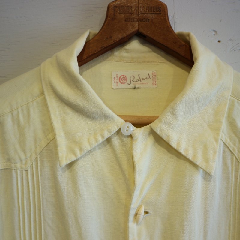 60-70's Vintage Mexican Cotton shirt キューバシャツ メキシカンシャツ - Sunny Garden｜岐阜