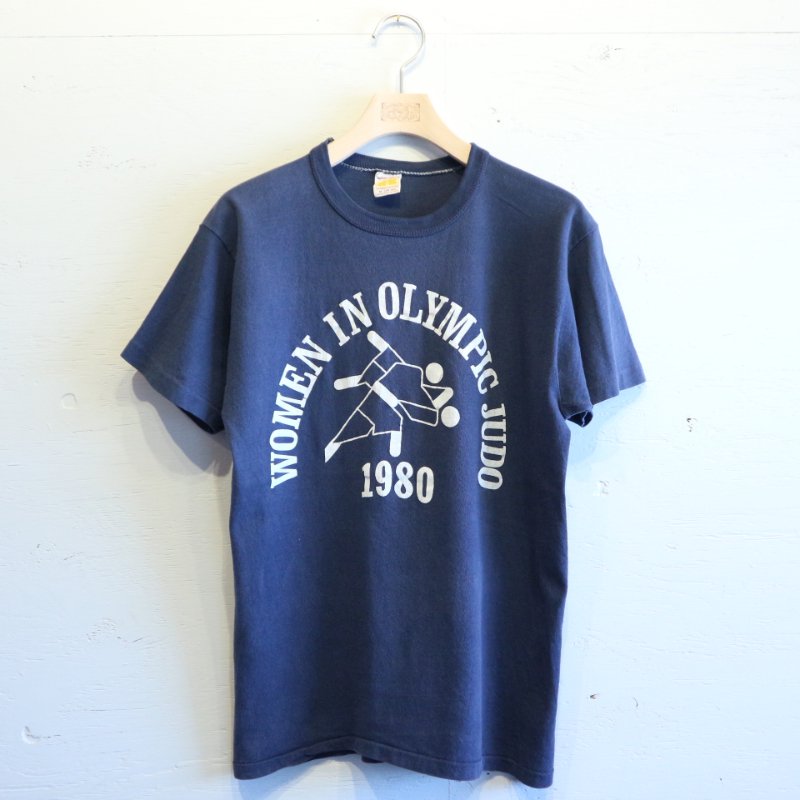 80's U.S.A.製 RUSSELL ラッセル 金タグ OLYMPIC Tシャツ M - Sunny