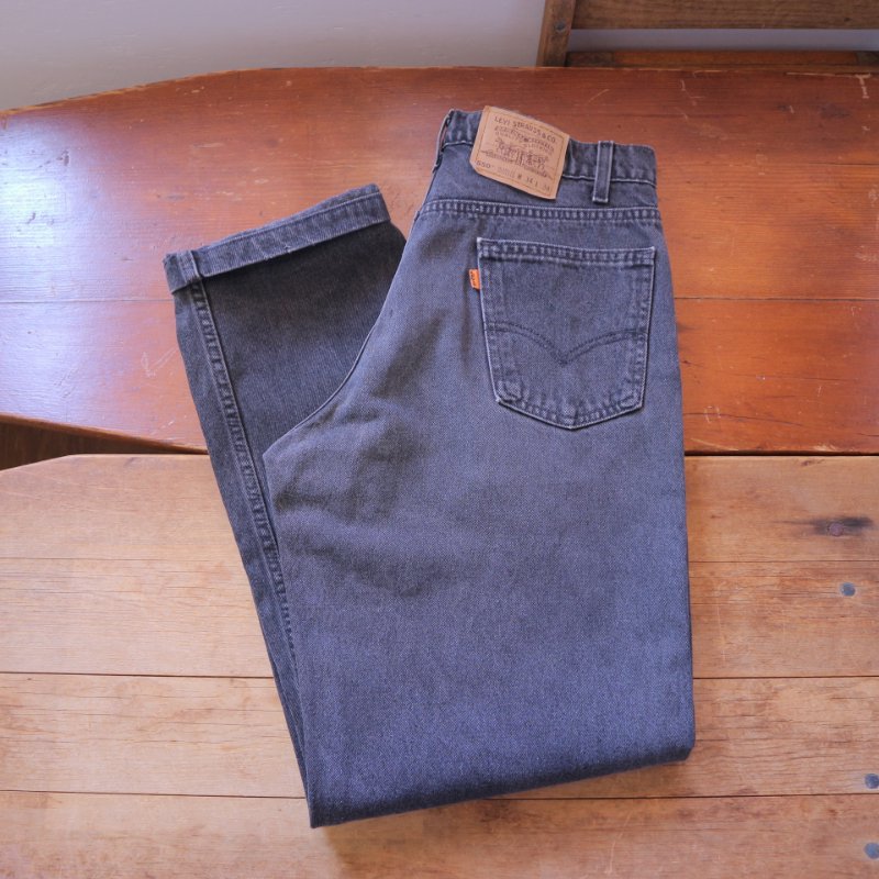 Vintage ケミカル Levi's550ブラック34/32 90'sUS製+