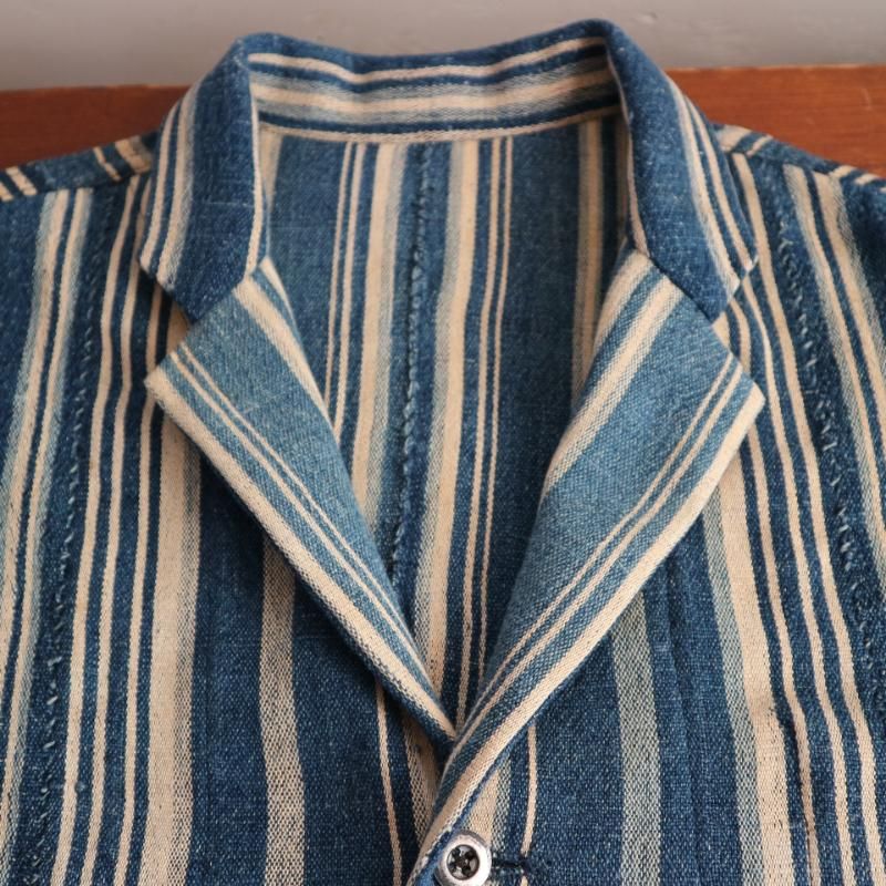 1930's African indigo Fabric Remake Jacket リメイク