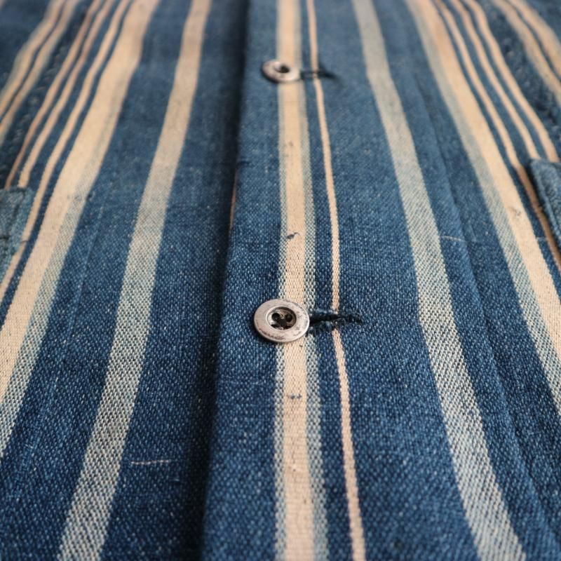 1930's African indigo Fabric Remake Jacket リメイク