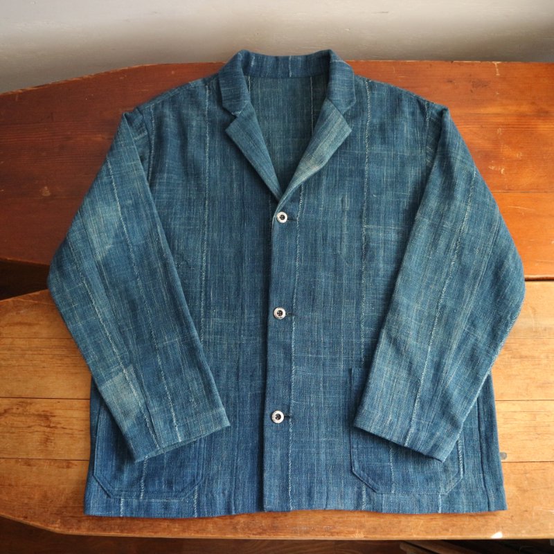 1930's African indigo Fabric Remake Jacket リメイクジャケット - Sunny Garden｜岐阜の古着屋  USED&VINTAGE