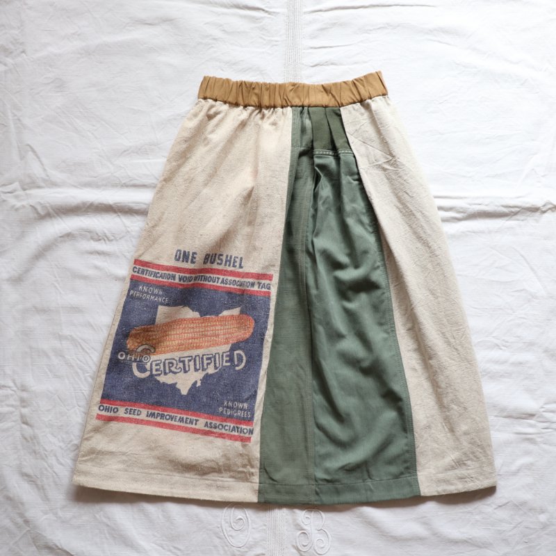 ヴィンテージ　vintage スカート　リメイク　リメイクスカートヒップ58㎝×2