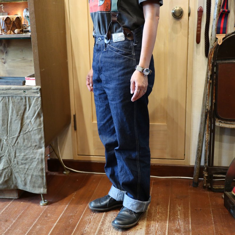 OOE YOFUKUTEN ＆ CO. Mechanic Overalls 【Dead stock Cone mills White Oak Denim】  - Sunny Garden｜岐阜の古着屋 USED&VINTAGE