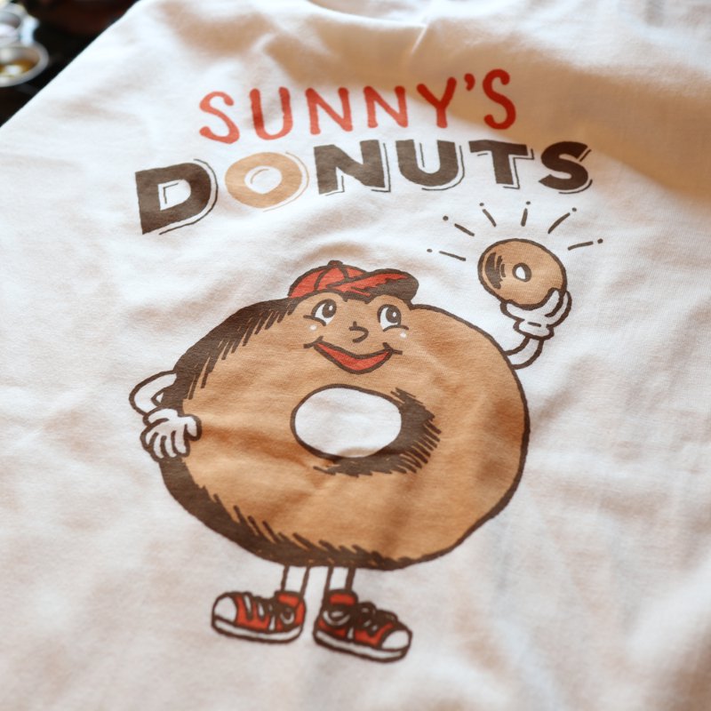 SUNNY'S DONUTS　バックプリントTシャツ
