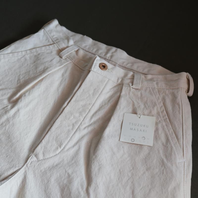 TSUZUKU MASAKI 05 Canvas Trousers タックパンツ (Vintage