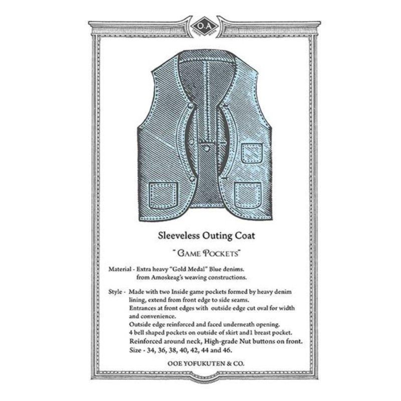 m*i様 大江洋服店 ooeyofukuten ベスト40 OOE YOFUKUTEN 大江洋服店 【Sleeveless Outing Coat】 - Sunny