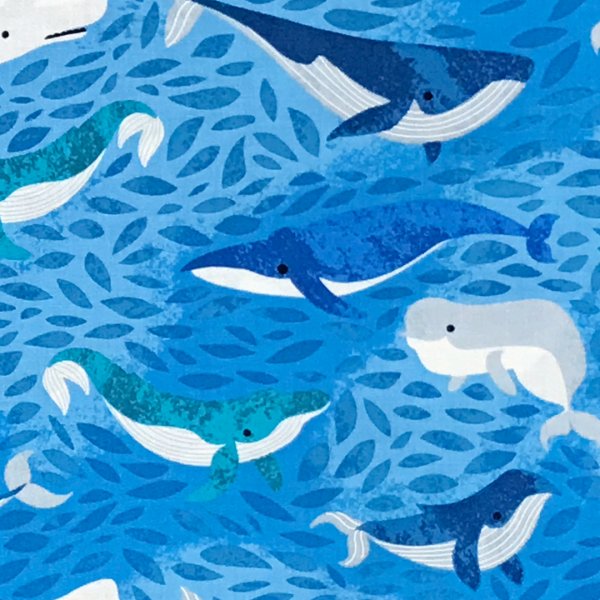 クジラの仲間たちブルー
