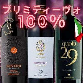 プリミティーヴォ 100% イタリア プーリア 赤ワインセット 飲み比べ