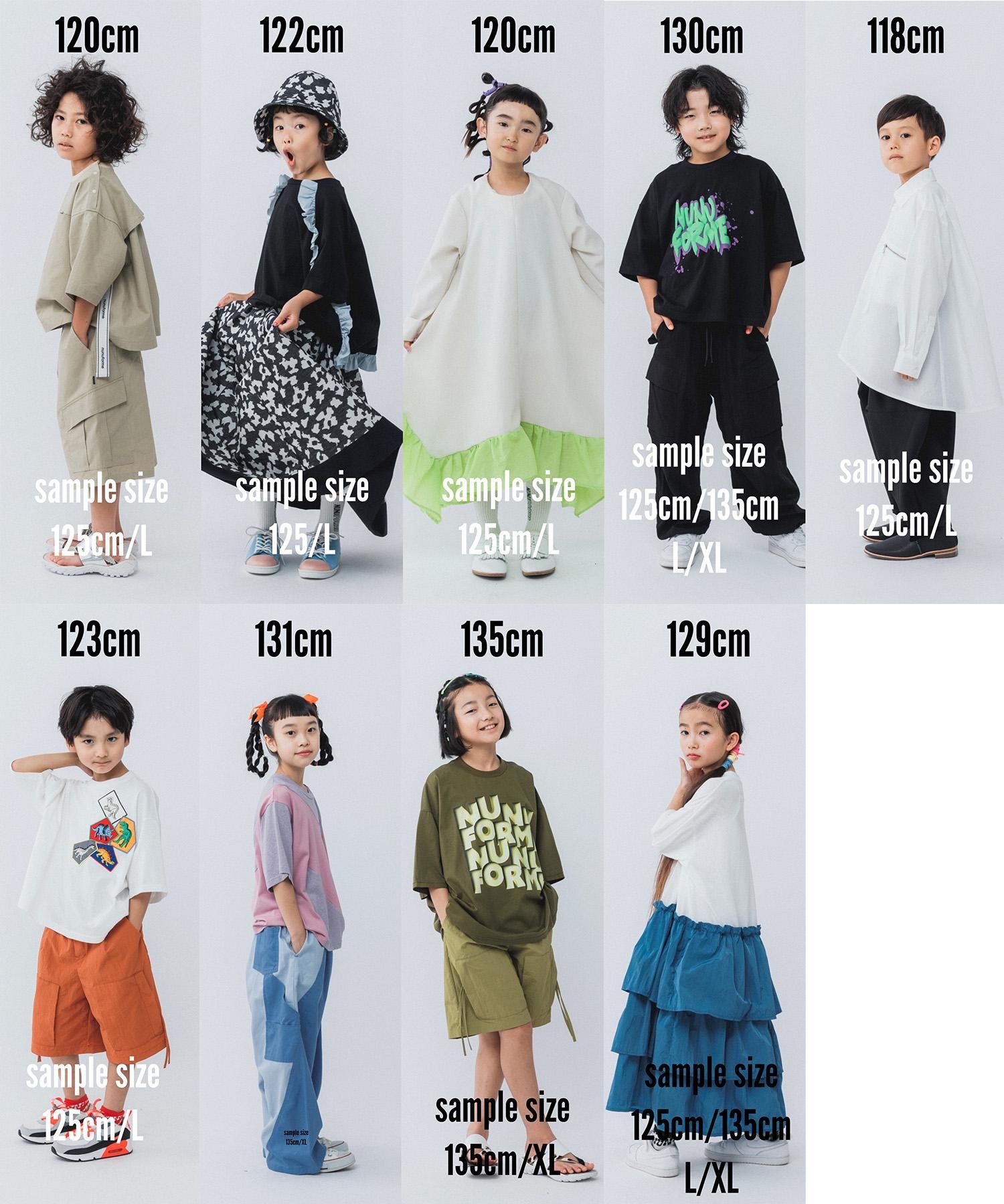 nunuforme / ヌヌフォルム / ハーフスリーブサークルシャツ 20%OFFセール SALE ヌヌフォルム 子ども服 125cm-145cm