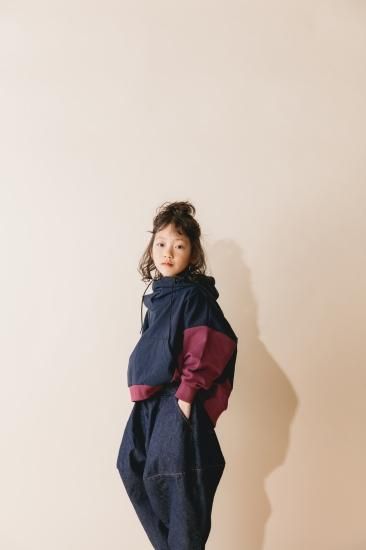 nunuforme(ヌヌフォルム)/ 白黒デニムポインテッドパンツ