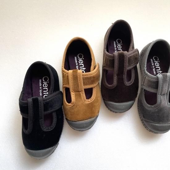 Cienta Velcro Onestrap Shoes (leopard ベロア) |