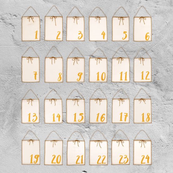 Numero 74 ヌメロ Advent Calendar Gift Bags S000 Natural