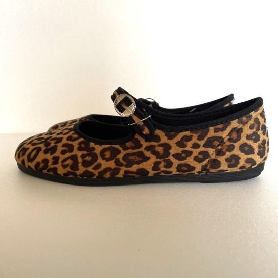 La Cadena ラカデナ JAPONESA LEOPARD VELOUR x SOLID TRIM La Cadena ラカデナ JAPONESA LEOPARD VELOUR x SOLID TRIM