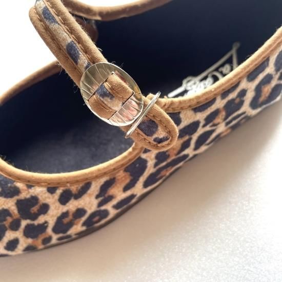 La Cadena ラカデナ JAPONESA LEOPARD VELOUR x SOLID TRIM