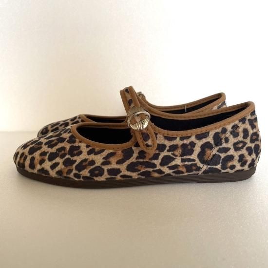 La Cadena ラカデナ JAPONESA LEOPARD VELOUR x SOLID TRIM