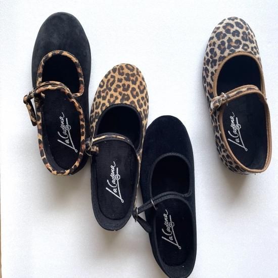 La Cadena ラカデナ JAPONESA LEOPARD VELOUR x SOLID TRIM