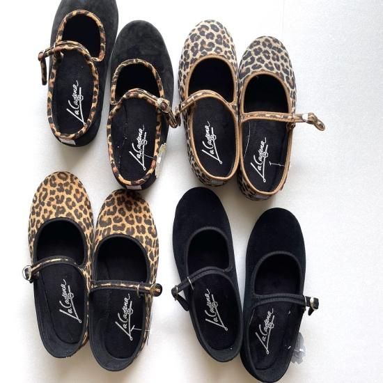 La Cadena ラカデナ JAPONESA LEOPARD VELOUR x SOLID TRIM