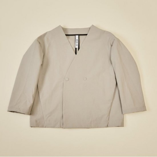 MOUN TEN. マウンテン double cloth stretch jacket greige 21W MJ01-1024