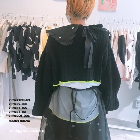 21aw Frankygrow フランキーグロウ Cropped Alan Knit Pullover Ivory 21fwktpo 121 21aw Frankygrow フランキーグロウ Cropped Alan Knit Pullover Ivory 21fwktpo 121