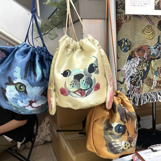 NathalieLete ナタリーレテ Drawstring bag POODL 巾着袋 NL382