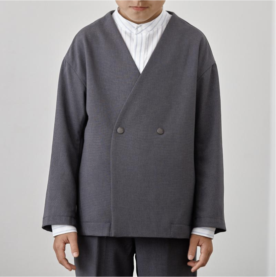 MOUN TEN. マウンテン polyester canapa jacket charcoal 22S-MJ04-1105