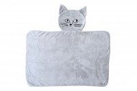 <img class='new_mark_img1' src='https://img.shop-pro.jp/img/new/icons5.gif' style='border:none;display:inline;margin:0px;padding:0px;width:auto;' />ߥ業 Cat Face Blanket towel GY ֥󥱥å 졼 MM847