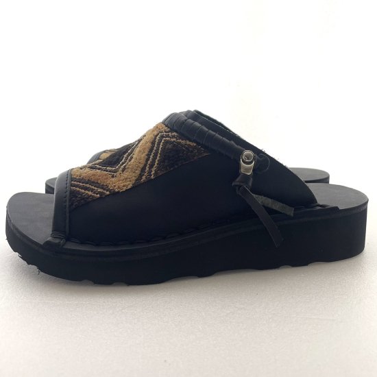 WONDER FULL LIFE ワンダーフルライフ KUBA SANDAL black WFL22-R32