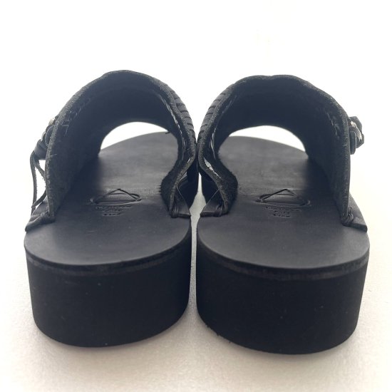 WONDER FULL LIFE ワンダーフルライフ KUBA SANDAL black WFL22-R32