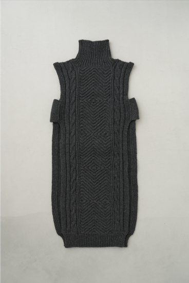 WONDER FULL LIFE ワンダーフルライフ WONDER FULL LIFE×TAKt HAND KNIT charcoal gray  WFL22-S05-16 KNIT＃16