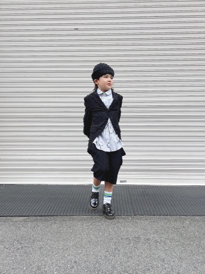 ★2022SS★frankygrow フランキーグロウ BONBON CUT JQ TAILCOAT BLACK*BLACK 22SOT-084