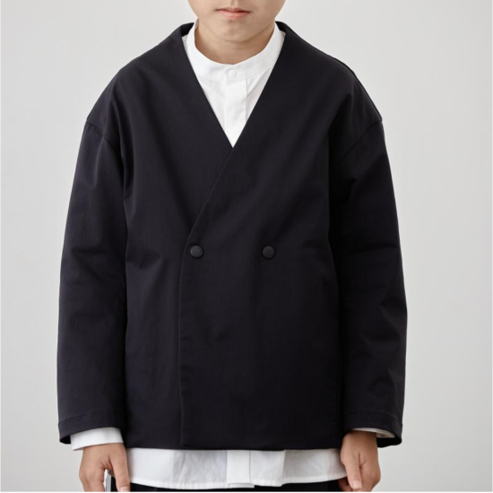 MOUN TEN. マウンテン re-nylon jacket black 22S-MJ04-1101