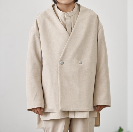 MOUN TEN. マウンテン polyester canapa jacket sand 22S-MJ04-1105