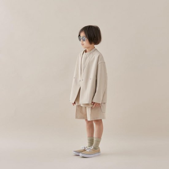 MOUN TEN. マウンテン polyester canapa half pants sand 22S-MP55C-1108