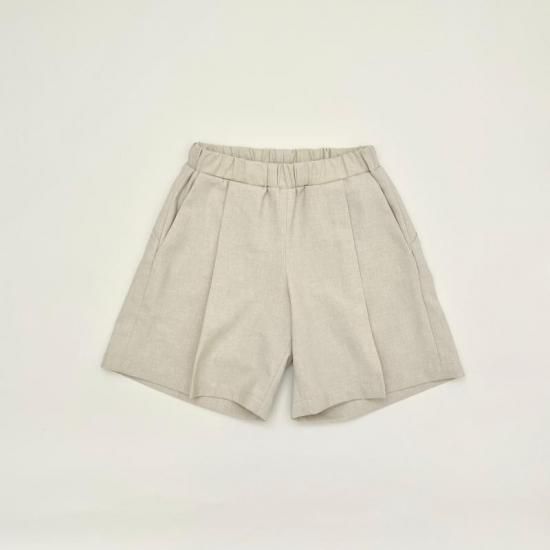MOUN TEN. マウンテン polyester canapa half pants sand 22S