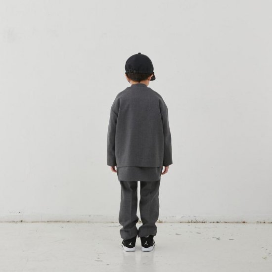 ☆2022AW☆MOUN TEN. マウンテン washable wool jacket charcoal 22W-MJ06-1234