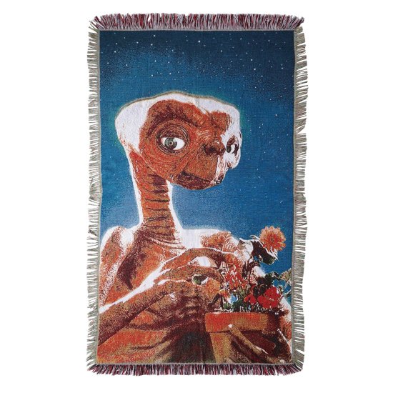 E.T. Tapestry rug Holding a flowerpot タペストリーラグ UV011