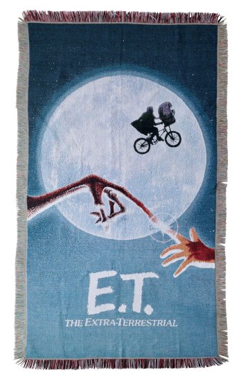 E.T. Tapestry rug Flying bicycle タペストリーラグ UV012